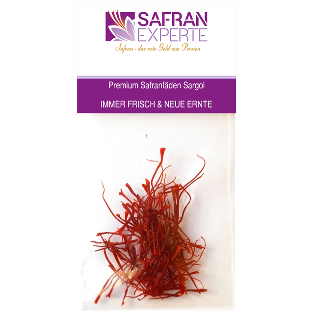 Safranfden Sargol 0,125 Gramm in Beutel