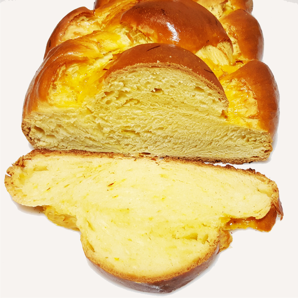 The Saffron Yeast Plait is a great alternative to cake. Especially, for coffee and tea.